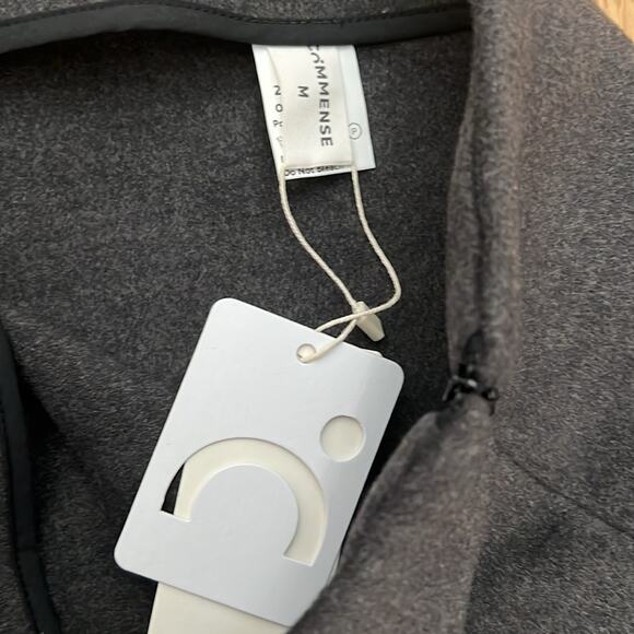 NWT FALL 2025!  COMMENSE gray felt mini skirt white t… - Picture 5 of 7